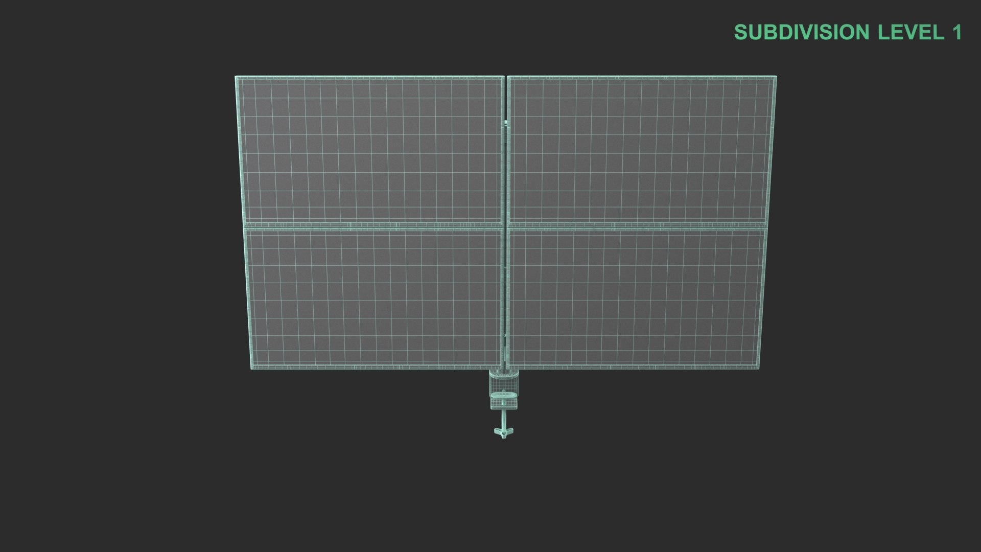 3D Four Monitors With Stand model https://p.turbosquid.com/ts-thumb/km/wAzyWx/KO/wireframe_0005/jpg/1744264540/1920x1080/fit_q87/55d5731e38a5902a077c5c5093fa1ae0411ecf94/wireframe_0005.jpg