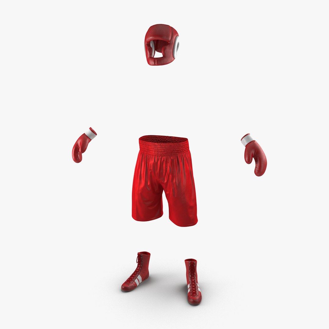 Boxing Gear 3D model preview