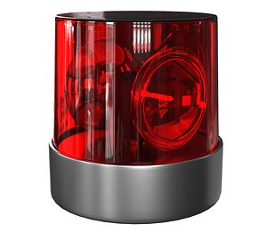 3D model Warning Light PBR 5