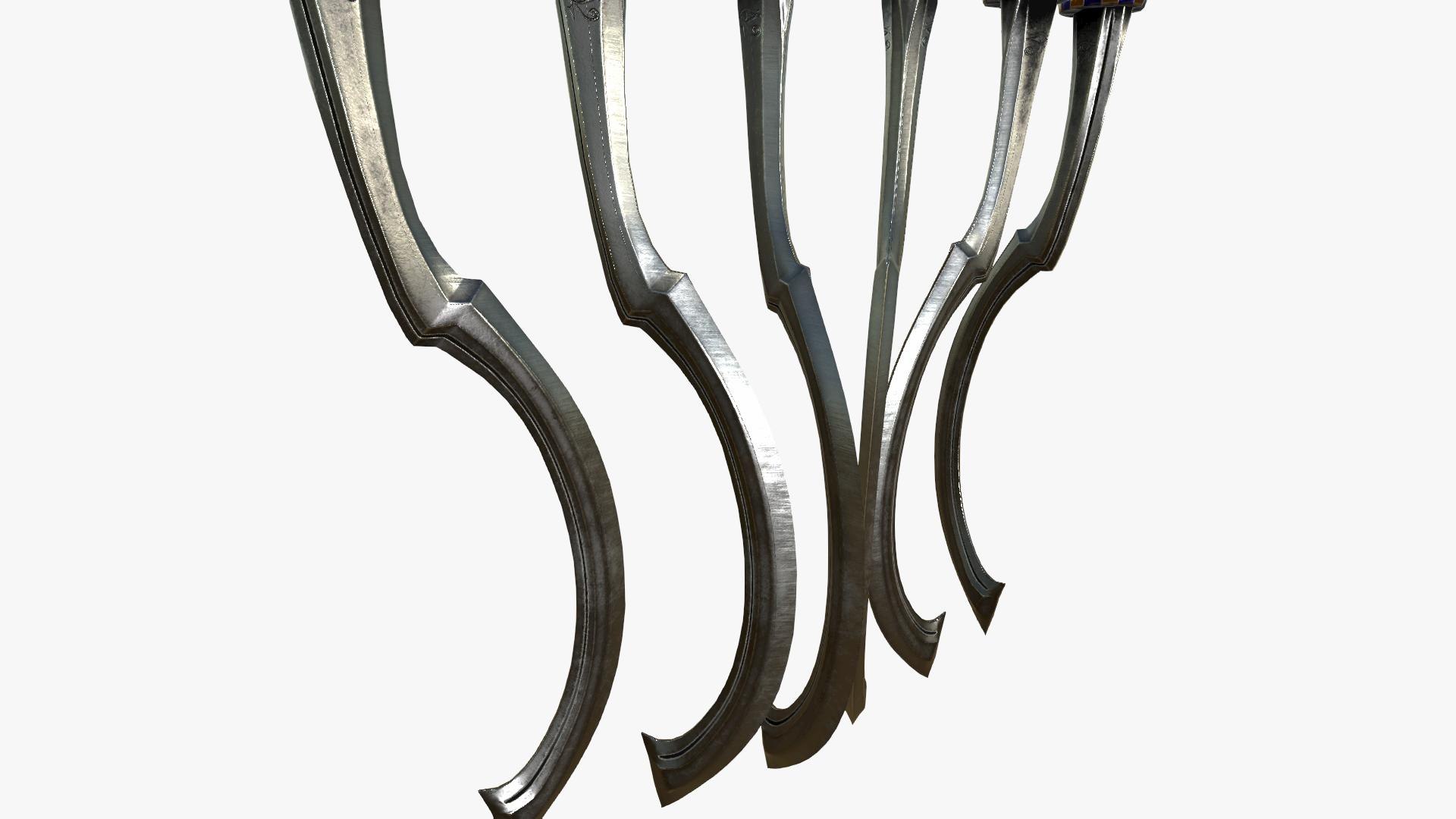 Fantasy Sword RPG Egyptian Khopesh Sickle Sword Curved Blade Kopesh ...