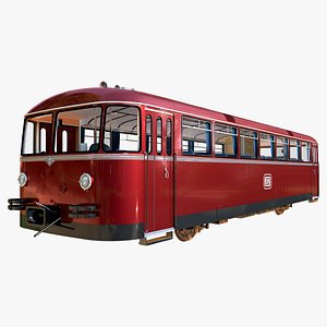 Schienenbus Uerdingen VT 95 Railbus 3D model