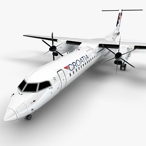 3D CROATIA AIR Bombardier DHC-8 Q400 Dash 8 L1518