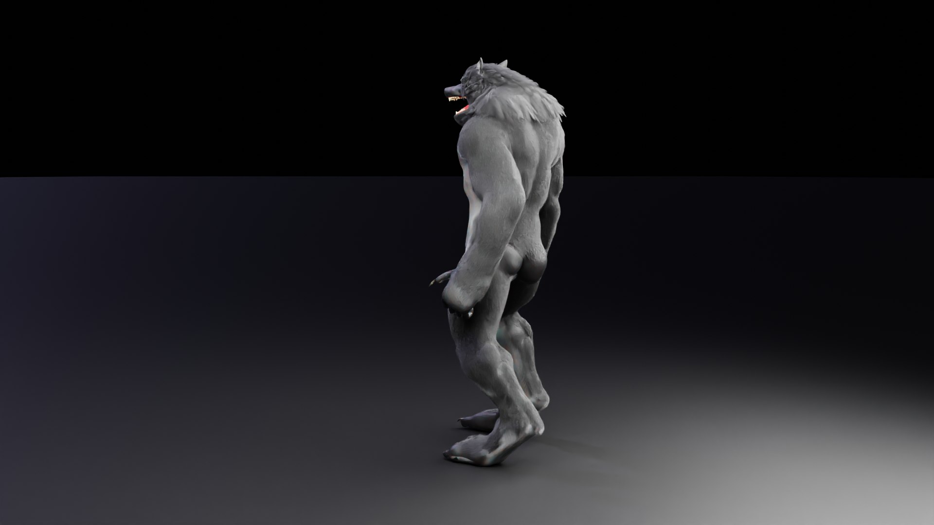 3D Model Werewolf Wolf - TurboSquid 1594740