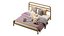 Soonbuy Letto a piattaforma Queen Size