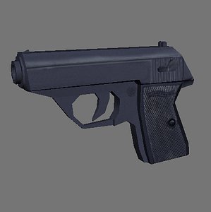 3d model of gun