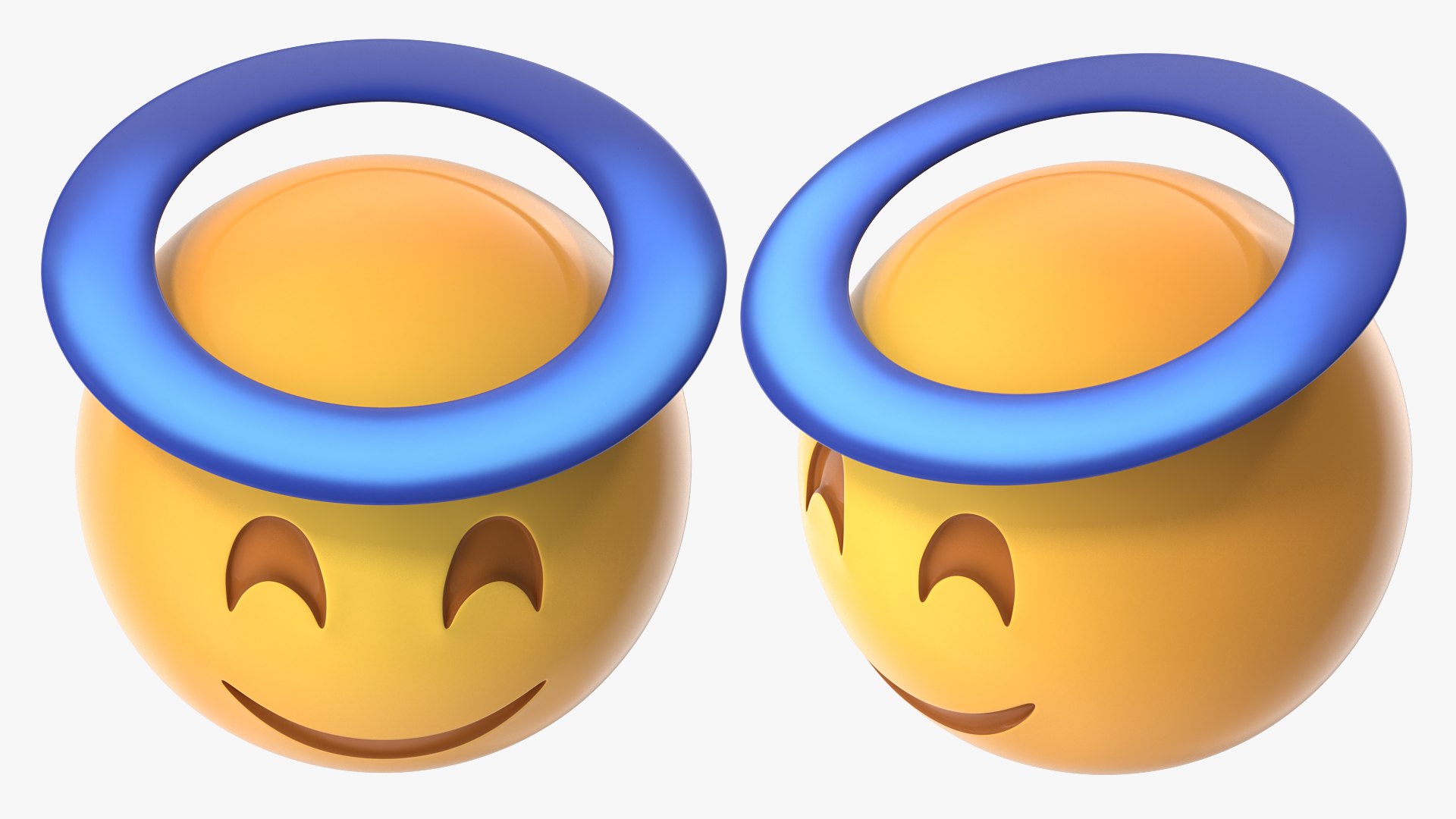 3D model angel halo emoji TurboSquid 1530688