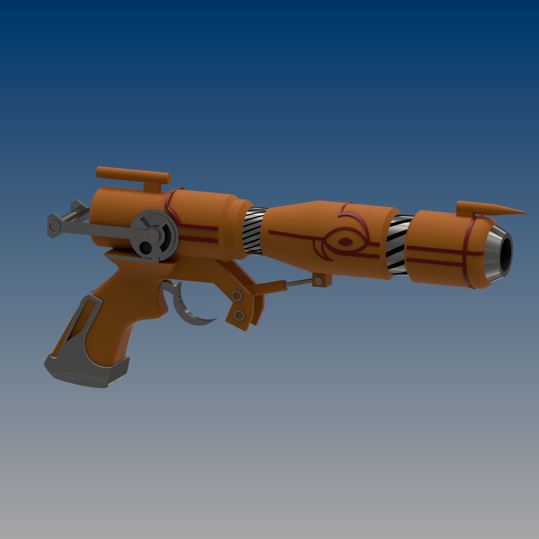 modèle 3D de Outlaw Star Caster Gun TurboSquid 1729668