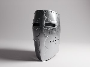Medieval helmet Tophfelm Low-poly 3D model 3D model