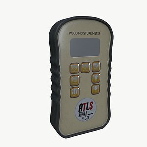 Wood moisture meter 3D