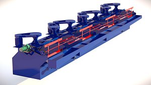 Flotation machine 3D Model