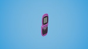 Flip Phone with Antenna and Flat Screen
