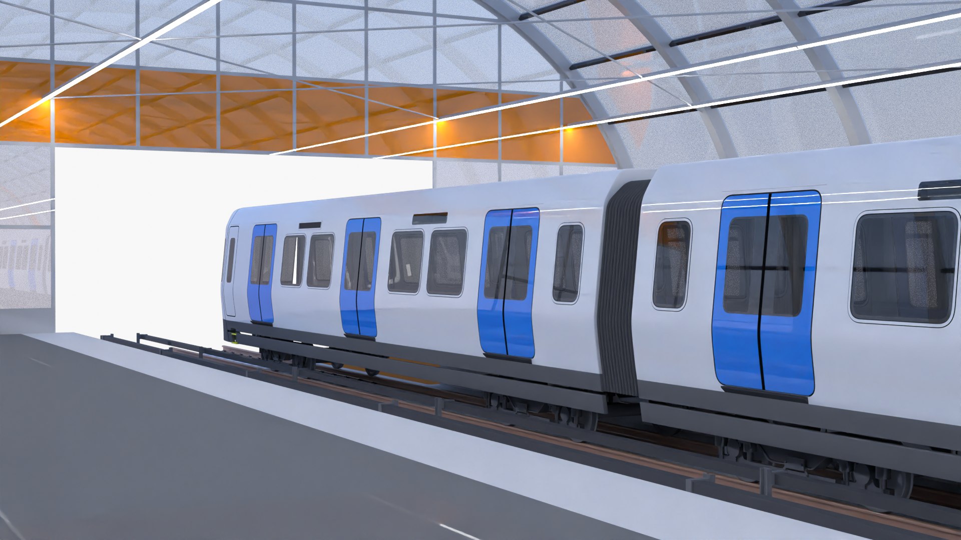 3D Stockholm Metro Station II Model - TurboSquid 2158017