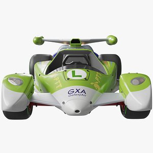 3D Mario Kart Deluxe Circuit Special Luigi Vehicle 8K