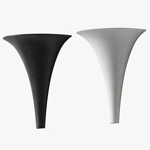 Lightning collective - Cone Plaster Wall Light 3D model