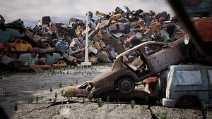 Junkyard 14 Assets 3D