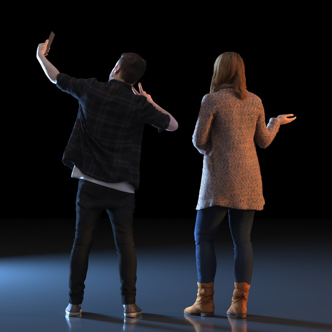 3D People Rendering Normal - TurboSquid 1394415