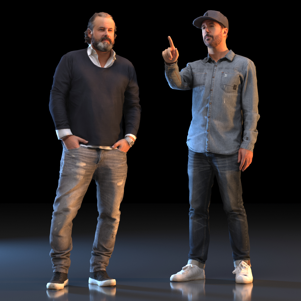 3D people rendering normal - TurboSquid 1394415