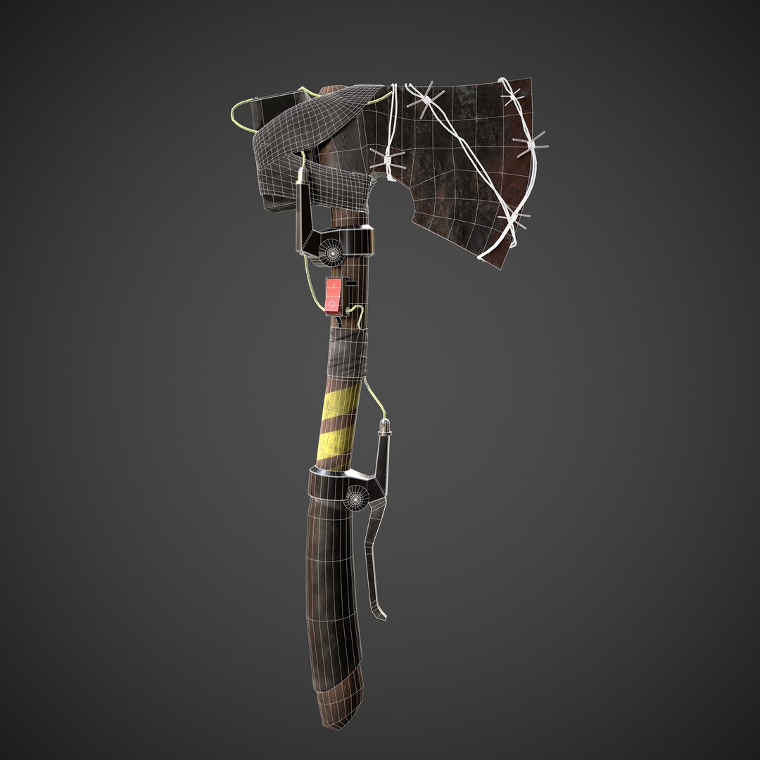 3D Stylized Electric Axe 3d Model - TurboSquid 2110488