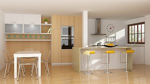 3ds modern kitchen