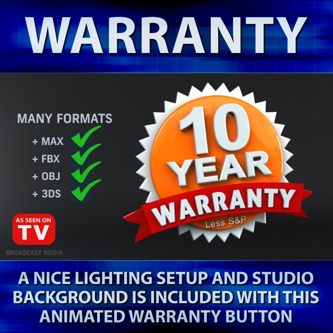 3d 3ds Warranty Badge