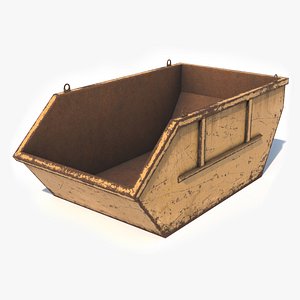 trash container skip 3D model