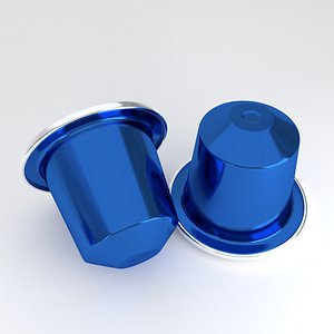 Coffee Capsule Blue model