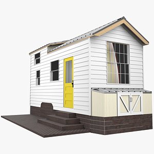 3D architectural tiny house model