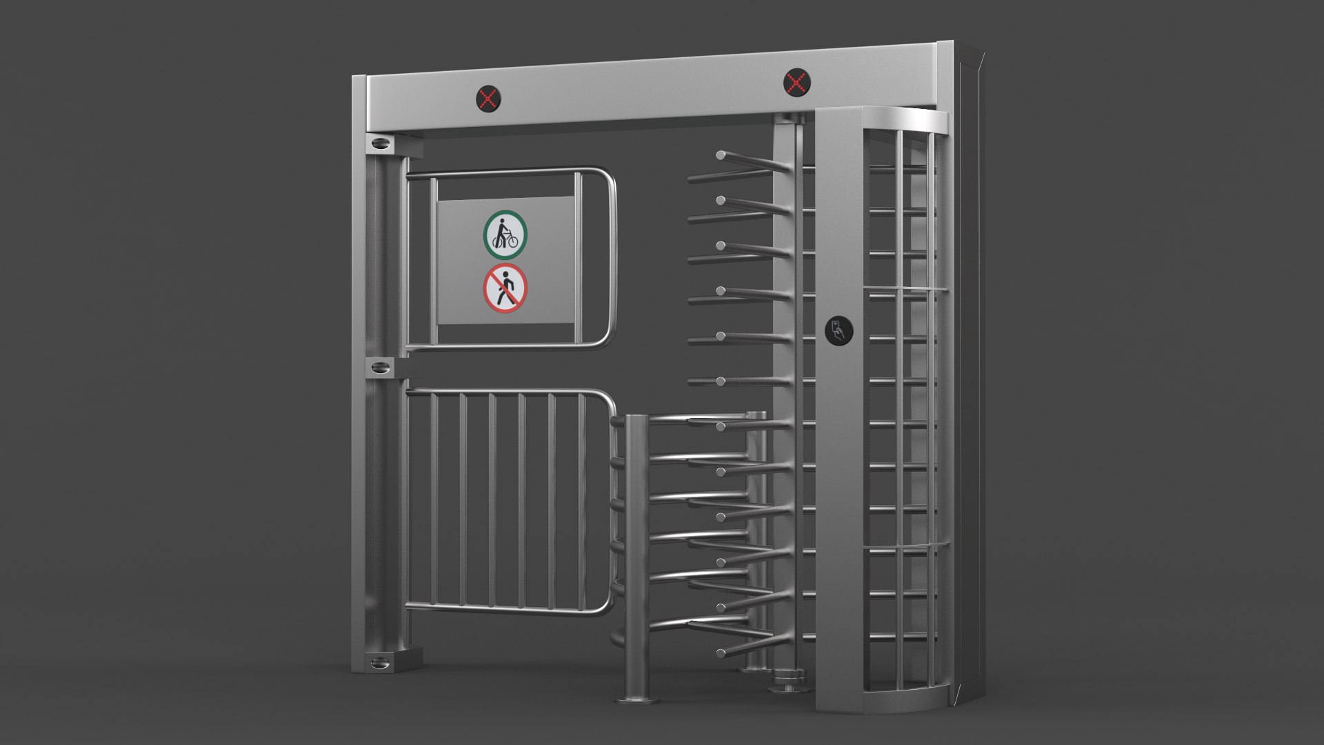 3D Turnstile Gate Model TurboSquid 2080531