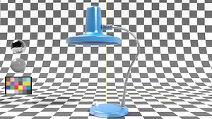 3D 1970 desk lamp