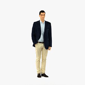scanned realistic human 3D model