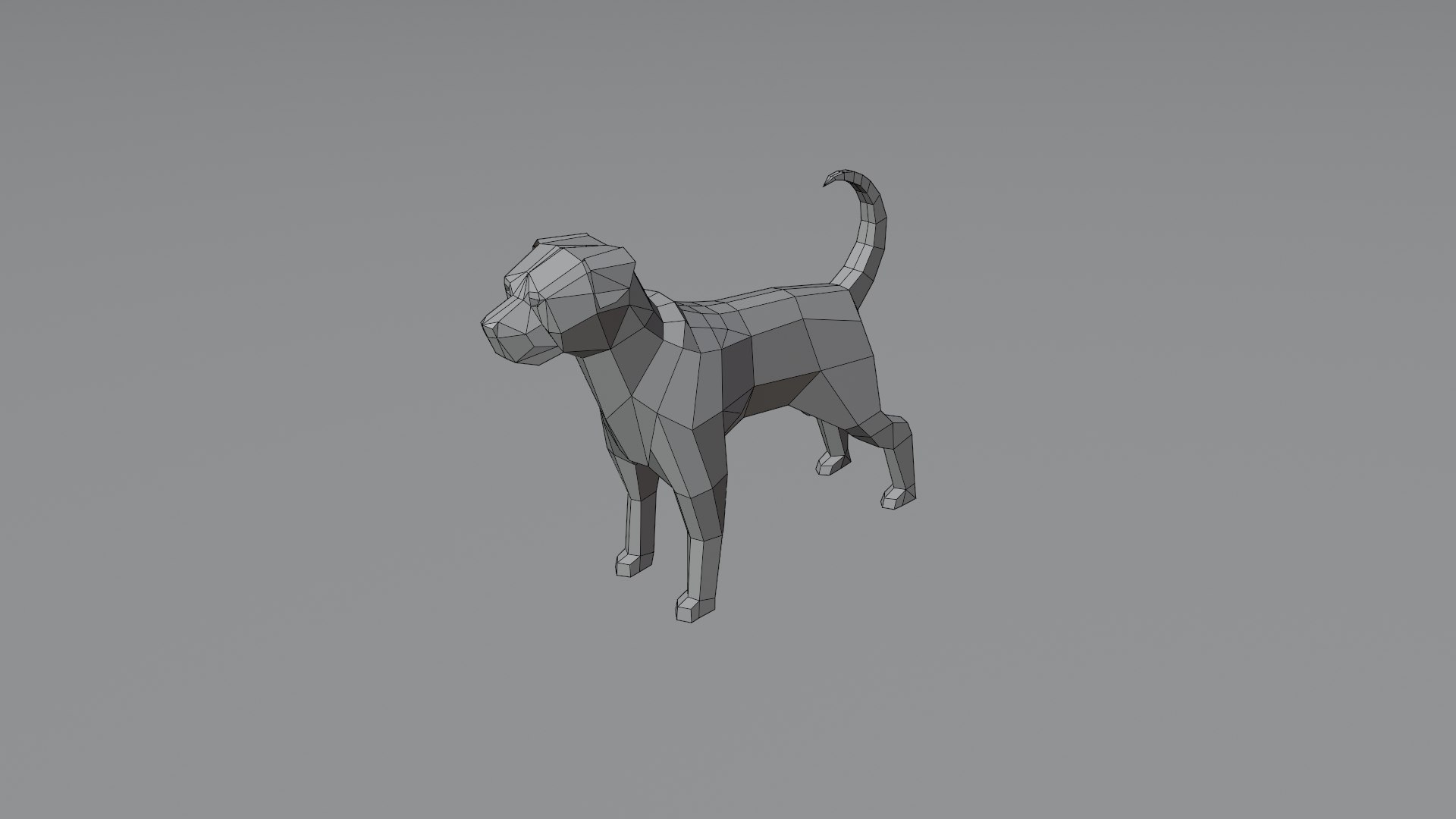3D Model Low Poly Rottweiler - TurboSquid 2042777