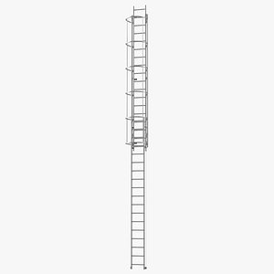 Fire Escape Dropdown Ladder Rigged