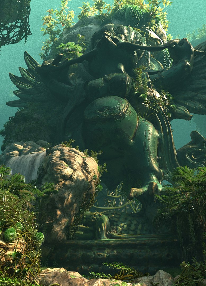 Floating Magical Island 3D Model - TurboSquid 1984672