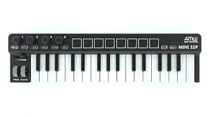 3D keyboard 32 midi