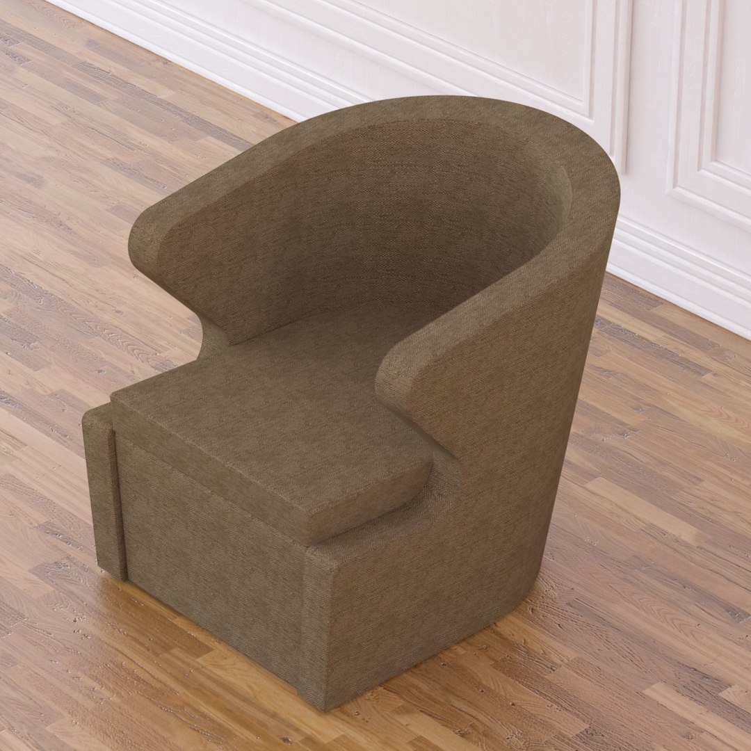 3d model lorae swivel chair