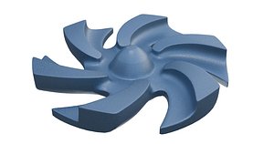 Pump Impeller 3D model