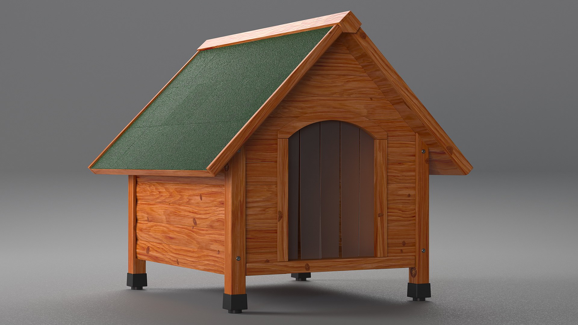 Small Dog House 3D model preview