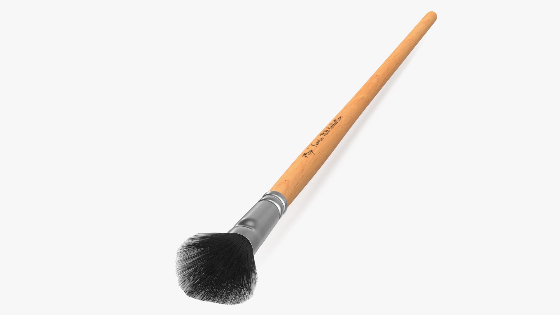 Artist Paint Mop Brush 3D model preview