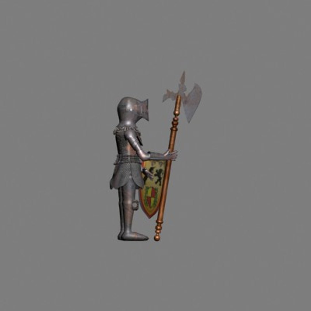 knight armor 3d model