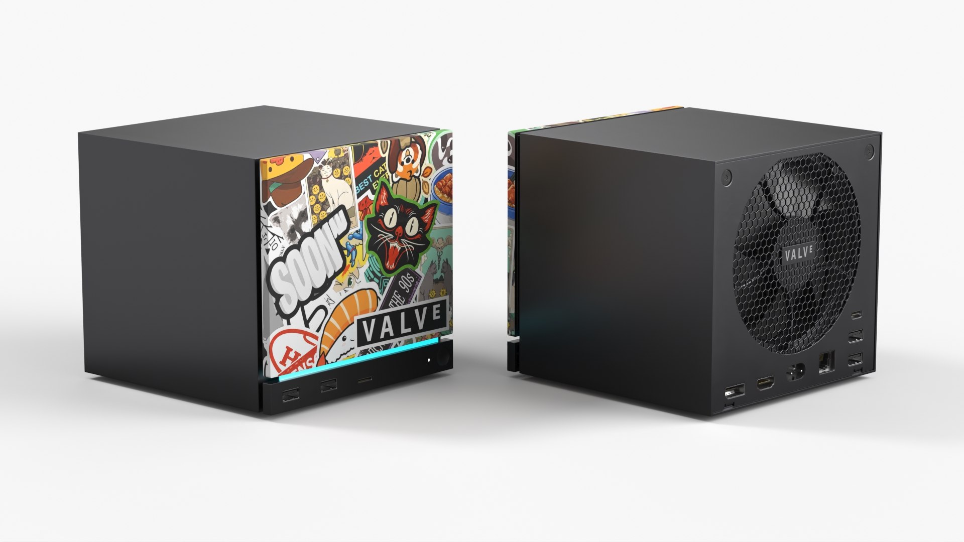 Valve Gaming Computers Collection 3D model https://p.turbosquid.com/ts-thumb/ko/T13dOL/PE/valve_steam_machine_with_sticker_panel_002/jpg/1789693778/1920x1080/fit_q87/711608608be2cdec76a164fcb67d3272509c33f1/valve_steam_machine_with_sticker_panel_002.jpg