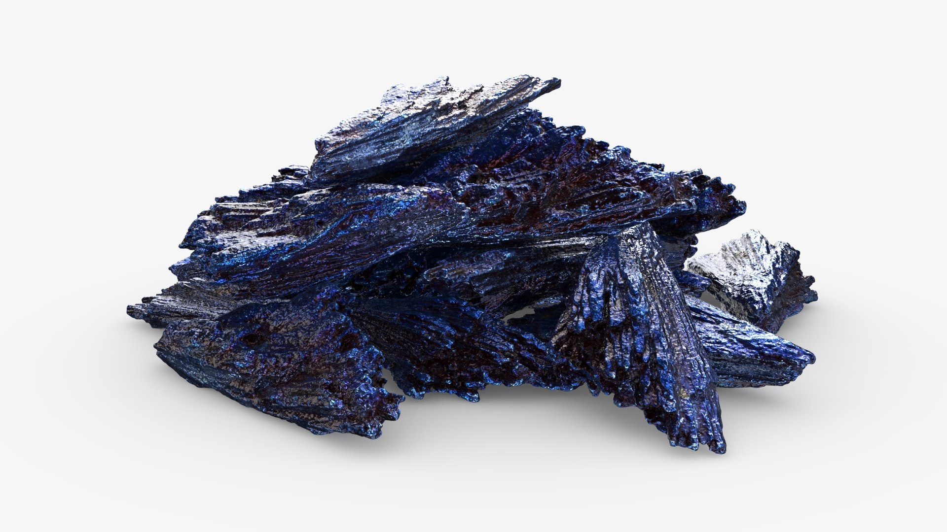 Natural Aura Blue Titanium 03 3D - TurboSquid 2356571
