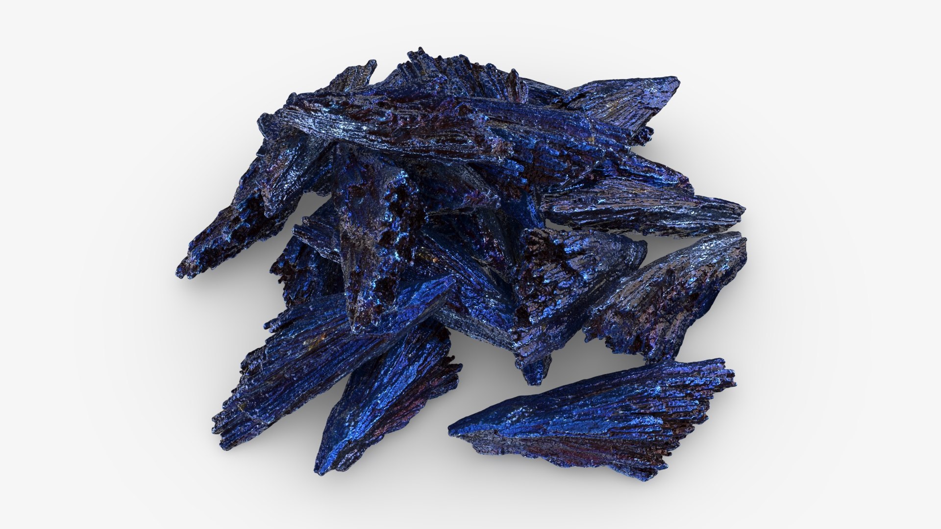 Natural Aura Blue Titanium 03 3D - TurboSquid 2356571