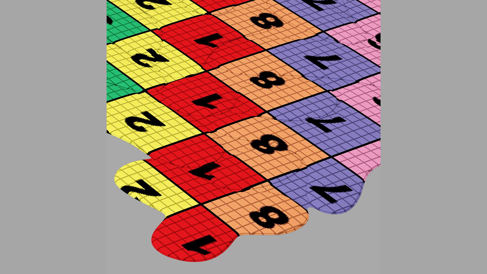 3D Roche Bobois Tutti Frutti Rug - TurboSquid 2207420