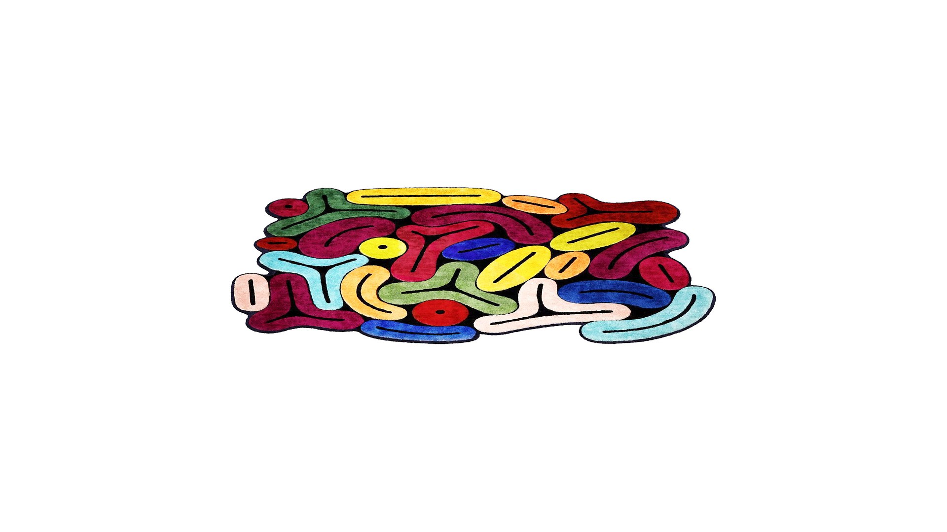 3D Roche Bobois Tutti Frutti Rug - TurboSquid 2207420