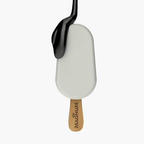 3d model ice cream magnum