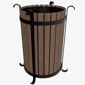 Street Trash Bin V2