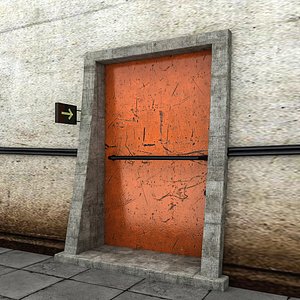 exit realistic 3D model