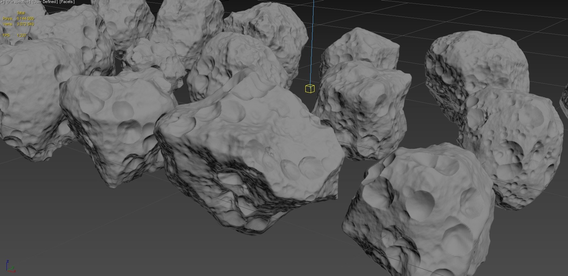 Meteors HD Pack - 21 Pieces Model - TurboSquid 1746665