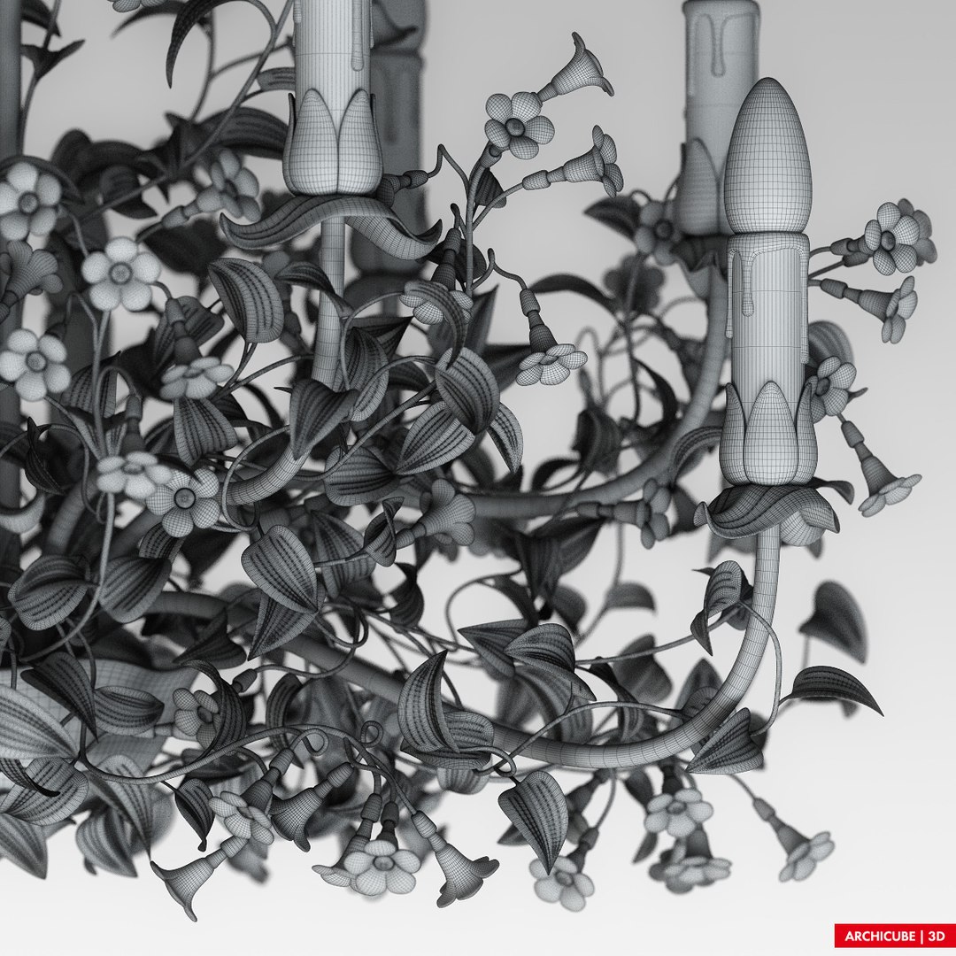 3d Chandelier Model