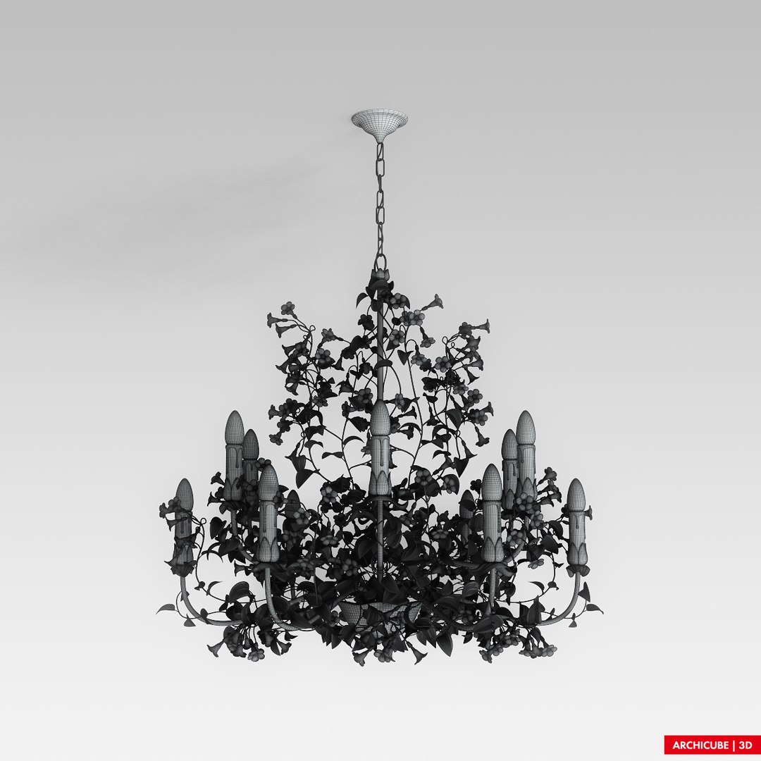 3d Chandelier Model